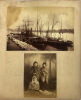 PHOTOGRAPHER UNKNOWN Two Photographs: Westport Wharf 1885; Māoris