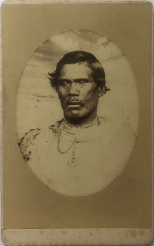 PHOTOGRAPHER UNKNOWN Carte de Visite of Tamihana