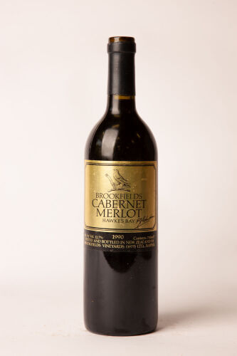 (1) 1990 Brookfields Cabernet Merlot, Hawkes Bay