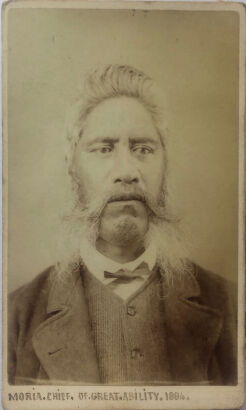 PHOTOGRAPHER UNKNOWN Carte de Visite of Moria, Chief of Great Ability