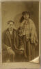 WILLIAM ANDREWS COLLIS Carte de Visite of a Māori Couple