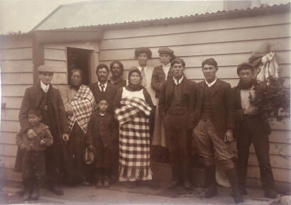 PHOTOGRAPHER UNKNOWN Two Photographs: Māoris N.Z.