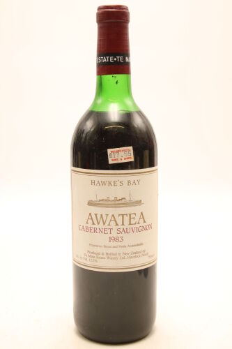 (1) 1983 Te Mata Estate Awatea Cabernets Merlot, Hawke's Bay (MS)