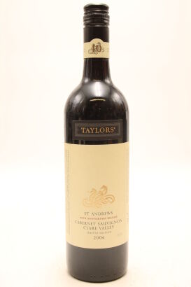 (1) 2006 Taylors Wakefield St Andrews Cabernet Sauvignon, Clare Valley [JR17]