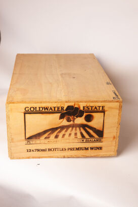 (12) 1991 Goldwater Cabernet Merlot, Waiheke (OWC) with Goldwater Autobiography