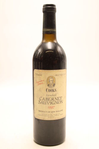 (1) 1987 Cooks Fernhill Cabernet Sauvignon, Hawkes Bay (TS)