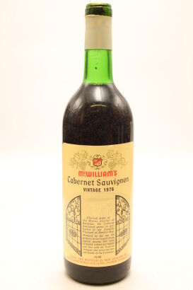 (1) 1976 McWilliam's Cabernet Sauvignon, Coonawarra (TS) (CC)
