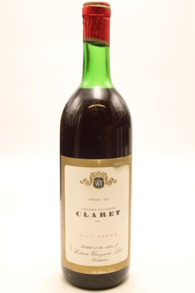 (1) 1971 Western Vineyards Cabernet Sauvignon Claret, Henderson (US)