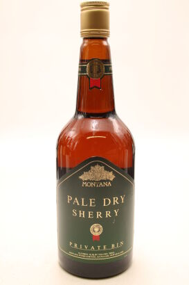 (1) NV Montana Pale Dry Sherry