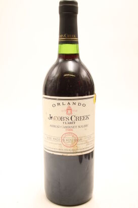 (1) 1986 Jacob's Creek Orlando Clarnet Shriaz Cabernet Malbec, South Eastern Australia