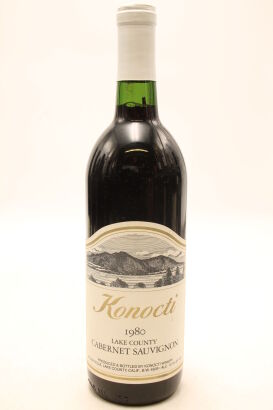 (1) 1980 Mount Konocti Cabernet Sauvignon, Lake County