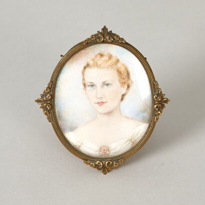 A Fine Miniature Portrait by Elsie M. White