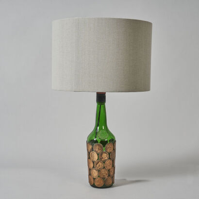 An Unusual Mid-Century Bottle Lamp