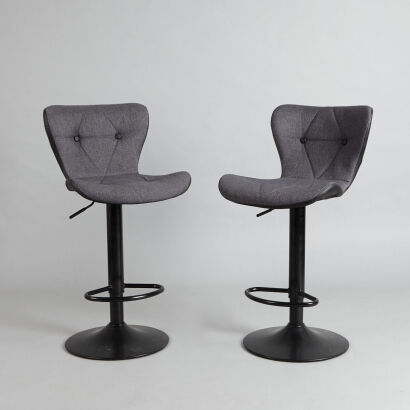 A Pair of Contemporary Bar Stools