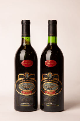 (2) 1979 Brown Brothers Cabernet/Malbec-Family Reserve