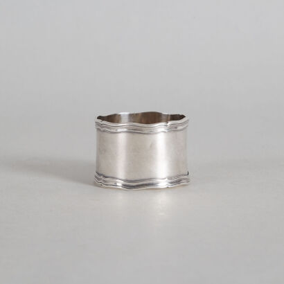 An Antique German Silver Napkin Ring