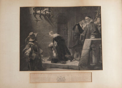 A Print of 'The Earl of Strafford Going to Execution'