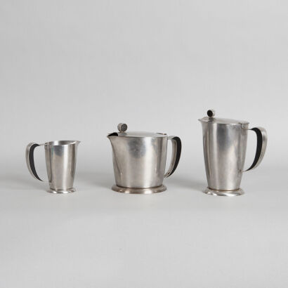 A Three Piece Gense Swedish Tea and Coffee Set