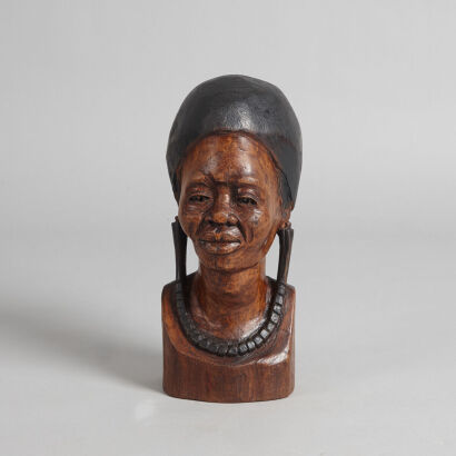 An Antique Bust Depicting a Woman