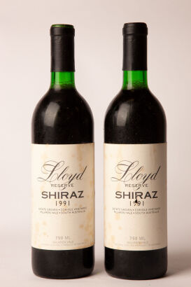 (2) 1991 Coriole Vineyards Lloyd Reserve Shiraz, McLaren Vale