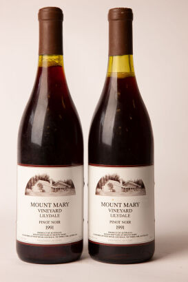 (2) 1991 Mount Mary Vineyard Pinot Noir Lilydale, Yarra