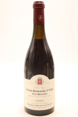 (1) 2000 Domaine Bruno Clavelier Aux Brulees Vieilles Vignes, Vosne-Romanee Premier Cru