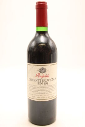 (1) 1994 Penfolds Bin 407 Cabernet Sauvignon, South Australia
