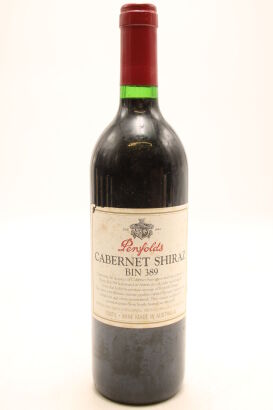 (1) 1996 Penfolds Bin 389 Cabernet Shiraz, South Australia [JR17.5] [BC95] [JO97]