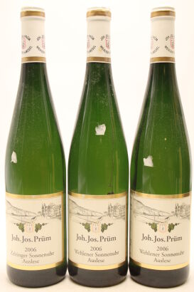(3) 2006 Joh. Jos. Prum Wehlener Sonnenuhr Riesling Auslese, Mosel