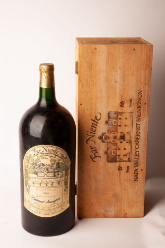 (1) 1986 Far Niente Cabernet Sauvignon 5000ml wooden box, Napa Valley, USA