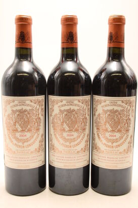 (3) 2004 Chateau Pichon-Longueville au Baron de Pichon-Longueville, Pauillac
