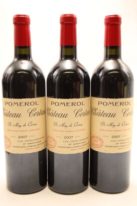 (3) 2007 Chateau Certan 'De May de Certan', Pomerol