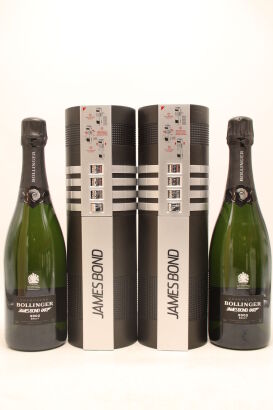 (2) 2002 Bollinger La Grande Annee Brut 'James Bond 007' Edition, Champagne (GB)