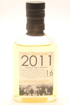 (1) The New Zealand Collection 2011 Vindication 16 Year Old Single Malt Whisky, 52.3% ABV, 150ml