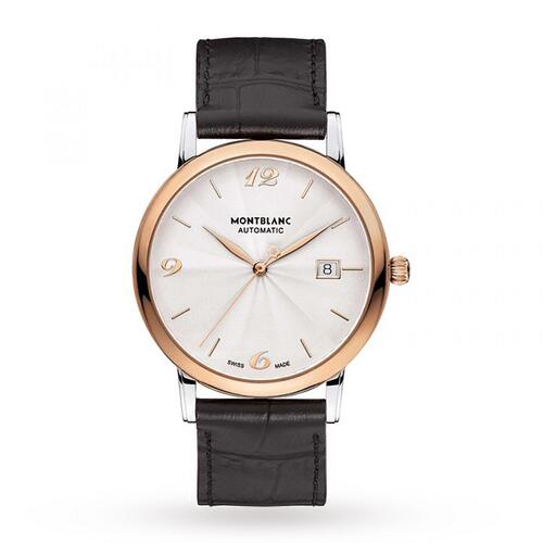 Montblanc Star Classique Automatic Men's Steel and 18k Rose Gold Watch. $7,630 RRP