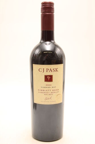 (1) 2004 Pask Gimblett Road Cabernet Sauvignon - Merlot - Malbec, Hawke's Bay