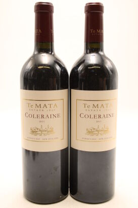 (2) 2011 Te Mata Estate Coleraine, Hawke's Bay [BC95]