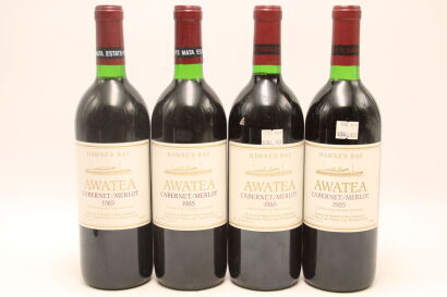 (4) 1985 Te Mata Estate Awatea Cabernets Merlot, Hawke's Bay