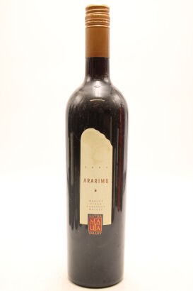 (1) 2003 Matua Valley Ararimu Merlot Syrah Cabernet