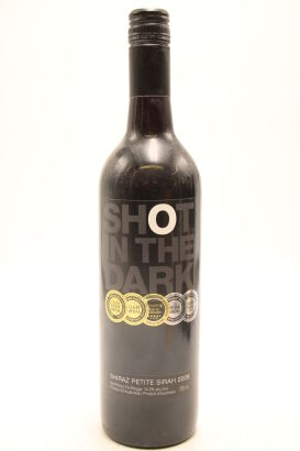 (1) 2008 Shot In The Dark Shiraz - Petite Sirah, South Australia