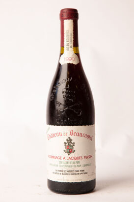 (1) 1990 Chateau Beaucastel Hommage A Jacques Perrin Chateauneuf du Pape