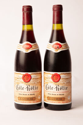 (2) 1984 E. Guigal Brune et Blonde Cote Rotie