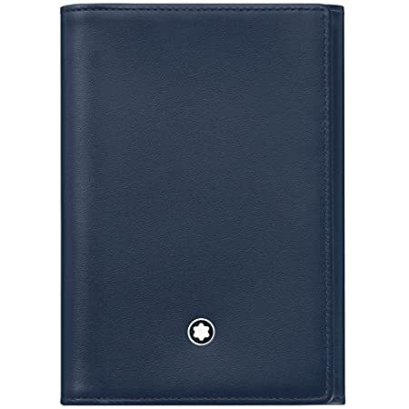 Montblanc Meisterstuck 9CC Business Card Holder- Navy. $365 RRP