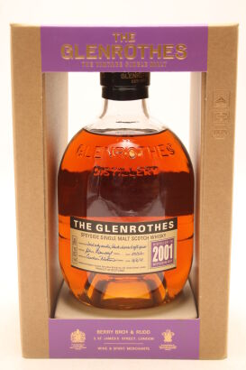 (1) 2001 The Glenrothes Vintage Single Malt Scotch Whisky, Speyside, 70cl, 43% alc.
