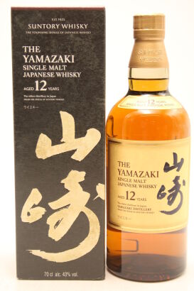 (1) Yamazaki 12 Year Old Single Malt Japanese Whisky 70cl 43% alc.