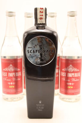 (1) 1x Scapegrace Silver Gin, 700ml & 4x East Imperial Tonic Water, 500ml