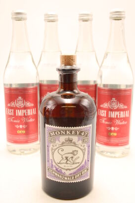 (1) 1x Monkey 47 Gin, 500ml & 4x East Imperial Tonic Water, 500ml