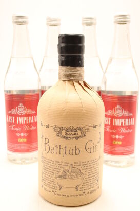 (1) 1x Bathtub Gin, 700ml & 4x East Imperial Tonic Water, 500ml