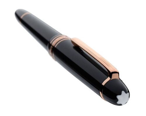 Montblanc Meisterstuck Fountain Pen Black - Rose Gold $900 RRP