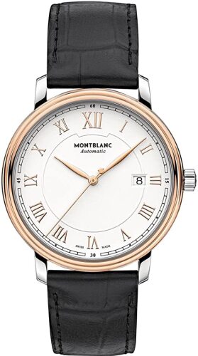 Montblanc Tradition Automatic Steel and Gold Watch $5,090 RRP